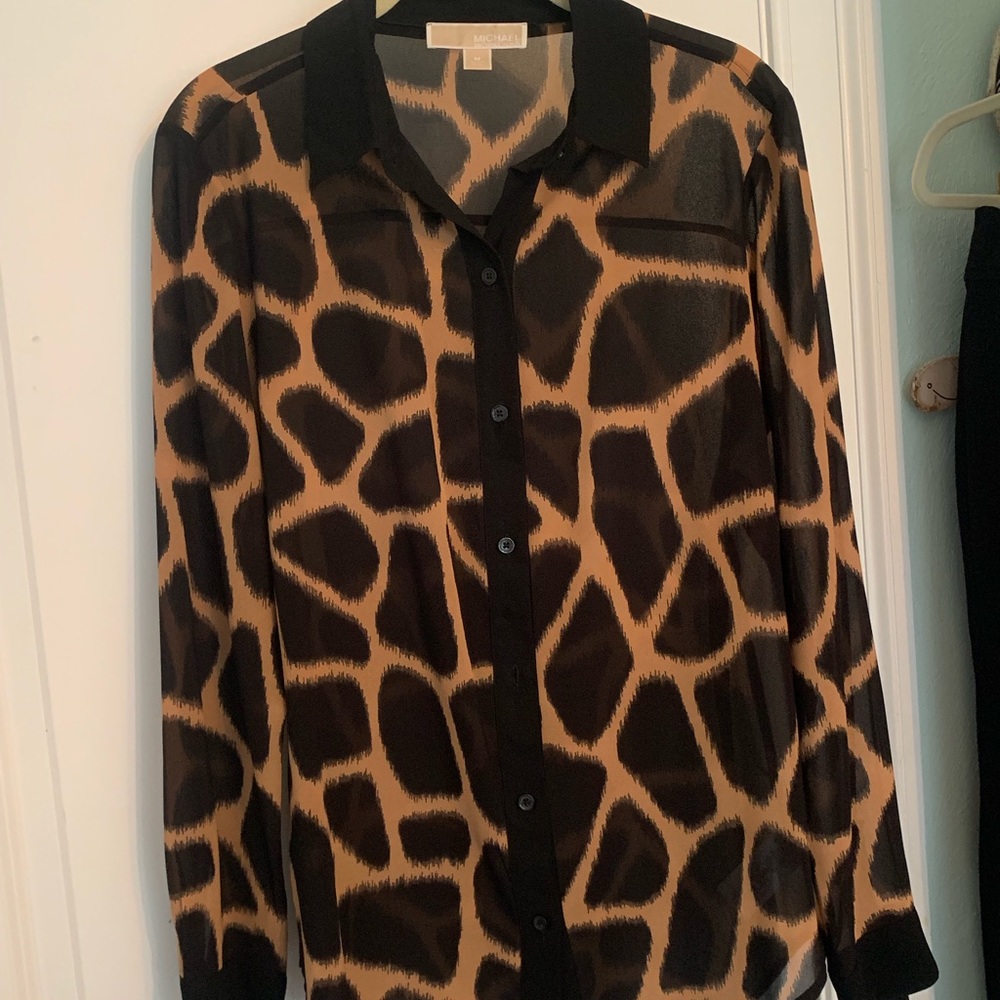 Michael Kors blouse medium. Euc